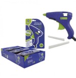 2484-PISTOLA PEGAMENTO SILICONA 10W + 2 RECAMBIOS BISMARK 327107