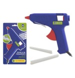 2485-PISTOLA PEGAMENTO SILICONA BAJA TEMPERATURA 25W + 2 RECAMBIOS BISMARK 327108