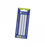 2489-BLISTER 6 BARRAS DE PEGAMENTO SILICONA TRANSPARENTE 11,2 X 150 MM. BISMARK 327122