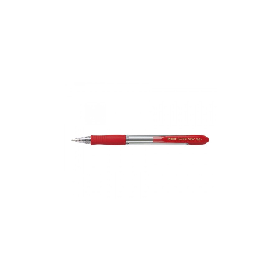249-BOLIGRAFO RETRACTIL SUPERGRIP 1.0MM ROJO PILOT BPGP-10R-M-R