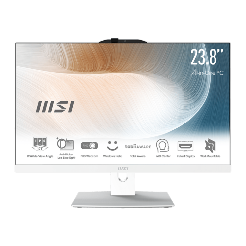 24925-MSI Modern AM242P 12M IntelR CoreT i5 i5-1235U 60,5 cm (23.8") 1920 x 1080 Pixeles PC todo en uno 16 GB DDR4-SDRAM