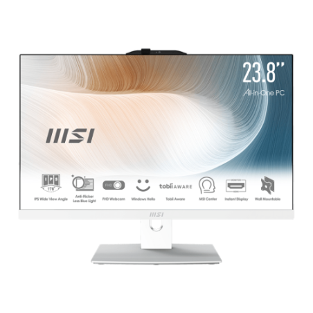 24925-MSI Modern AM242P 12M IntelR CoreT i5 i5-1235U 60,5 cm (23.8") 1920 x 1080 Pixeles PC todo en uno 16 GB DDR4-SDRAM