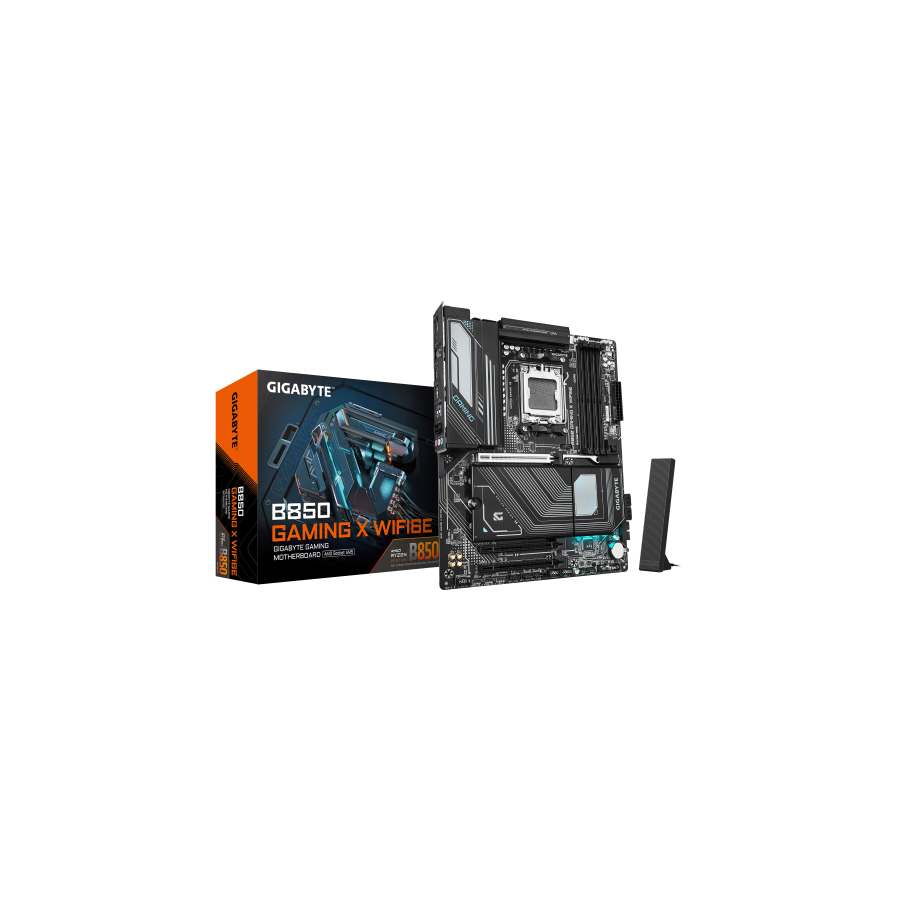 24957-GIGABYTE B850 GAMING X WIFI6E Placa Base - Procesadores AMD Ryzen Serie 9000, VRM digital de 12+2+2 fases, hasta 8