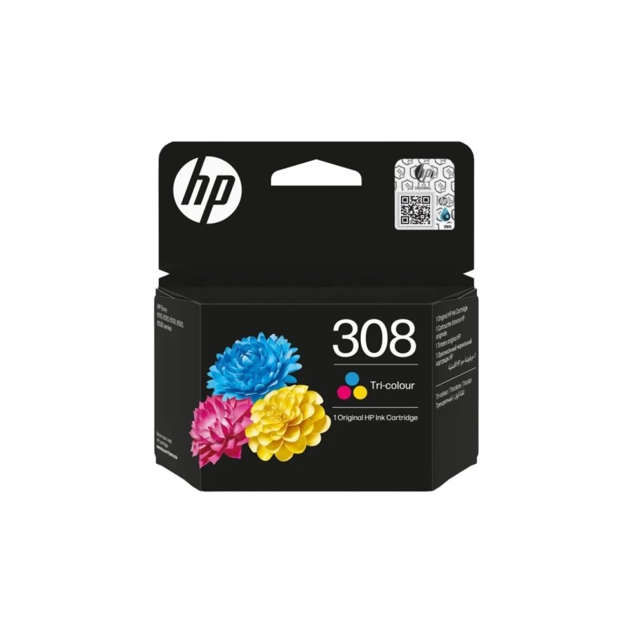 24961-HP Cartucho de Tinta Original 308 tricolor