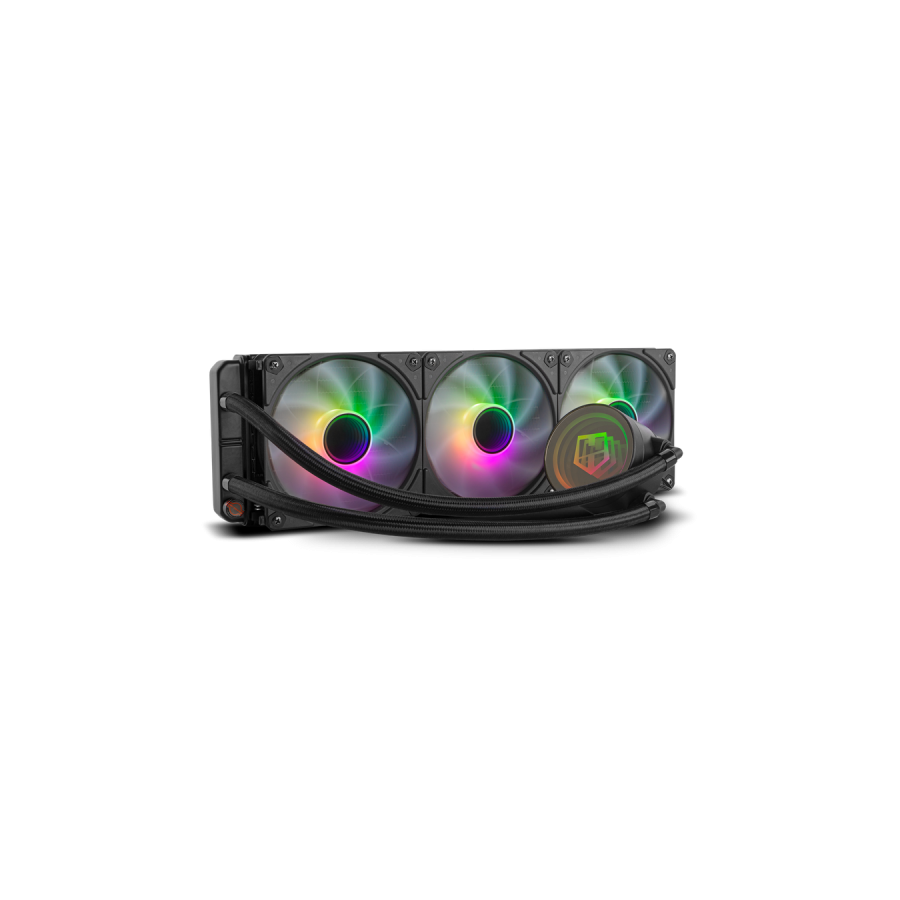 NOX NXHUMMERM360ARGB sistema de refrigeracion para ordenador Procesador Sistema de refrigeracion liquida todo en uno 12 cm Negro
