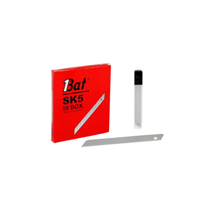 2498-BLISTER 10 CUCHILLAS ESTRECHAS DE 9 MM. ALTA CALIDAD BISMARK 319183