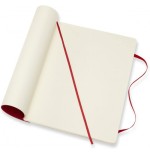 25-LIBRETA CLASICA TAPA BLANDA ROJO ESCARLATA XL (19X25CM) LISA MOLESKINE QP623F2