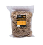 2500-BOLSA 1 KG. GOMAS ELASTICAS No 100 DE 10 CM. LARGO OFFICE CLUB 300831