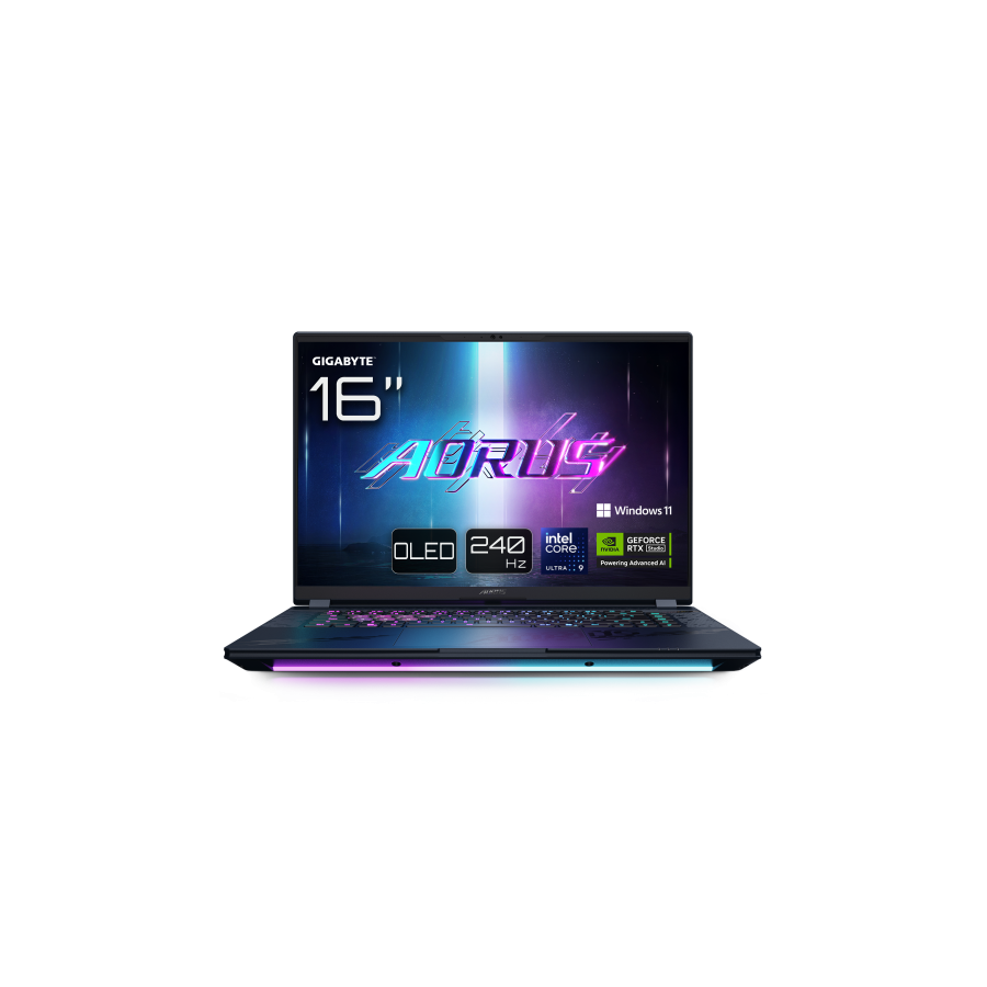 GIGABYTE PORTATIL AORUS MASTER 16 BZHC6ESE64SP,iULTRA 9 275HX,32GB DDR5,SSD 1TB,16" IPS 240Hz QHD OLED,RTX5090/24GB,W11 PRO