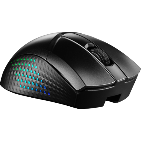 MSI CLUTCH GM51 LIGHTWEIGHT WIRELESS raton Juego mano derecha RF Wireless + Bluetooth + USB Type-C Optico 26000 DPI