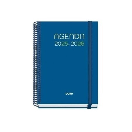 25025-AGENDA ESCOLAR 2025-2026 TAMANO A5 TAPA CARTON FORRADO DIA PAGINA PRIME LOGIC DOHE 52047