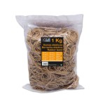 2503-BOLSA 1 KG. GOMAS ELASTICAS No 180 DE 18 CM. LARGO OFFICE CLUB 320517