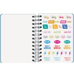 25032-AGENDA ESCOLAR 2025-2026 TAMANO A6 TAPA CARTON FORRADO DIA PAGINA PRIME LOGIC DOHE 52053