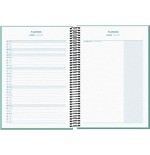 25039-AGENDA ESCOLAR 2025-2026 TAMANO A5 TAPA CARTON FORRADO SEMANA VISTA MODELO SYSTEM BASIC VERDE DOHE 52058