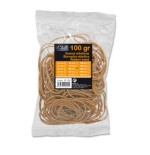 2507-BOLSA 100 GR. GOMAS ELASTICAS No 10 DE 10 CM. LARGO OFFICE CLUB 320509