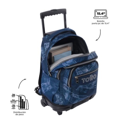 MOCHILA RENGLONES BLUEPRINT (32 X 45.5 X 18) - 26L TOTTO MA03ECO006-2426P-0JJ