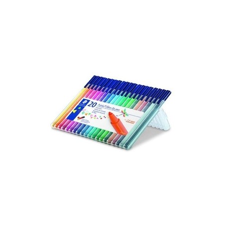 25108-ESTUCHE 20 PIEZAS TRIPLUS COLOR 323 (14+6 DE REGALO)  SURTIDAS STAEDTLER 323 SB20P1