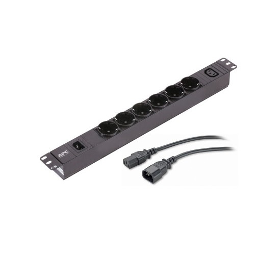 25130-APC EPDU1010B-SCH unidad de distribucion de energia (PDU) 7 salidas AC 1U Negro