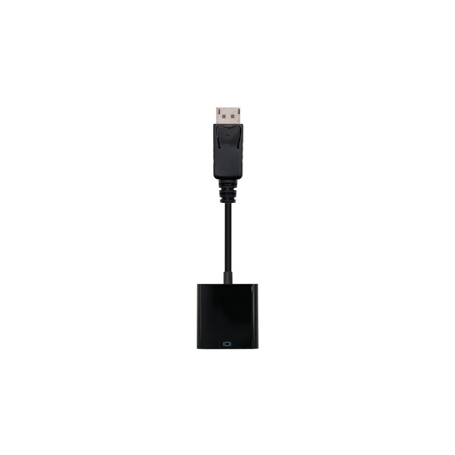 Nanocable Conversor DisplayPort a sVGA, DisplayPort/M-sVGA/H, Negro, 15 cm