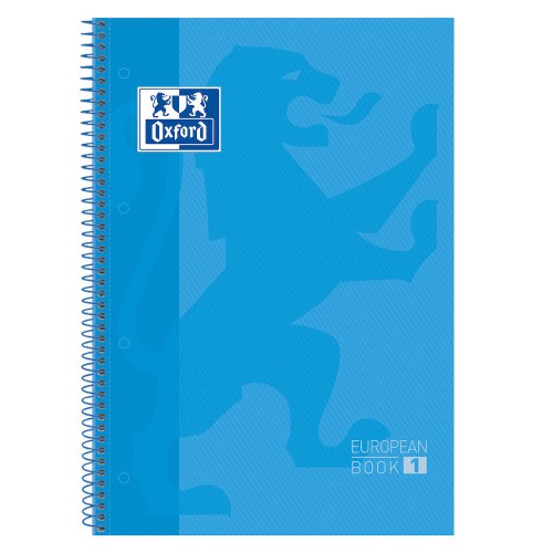 25299-Oxford Europeanbook 1 cuaderno y block A4+ 80 hojas Azul