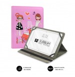 25307-SUBBLIM Funda Tablet Universal TRENDY CASE FASHION GIRLS 10.1"