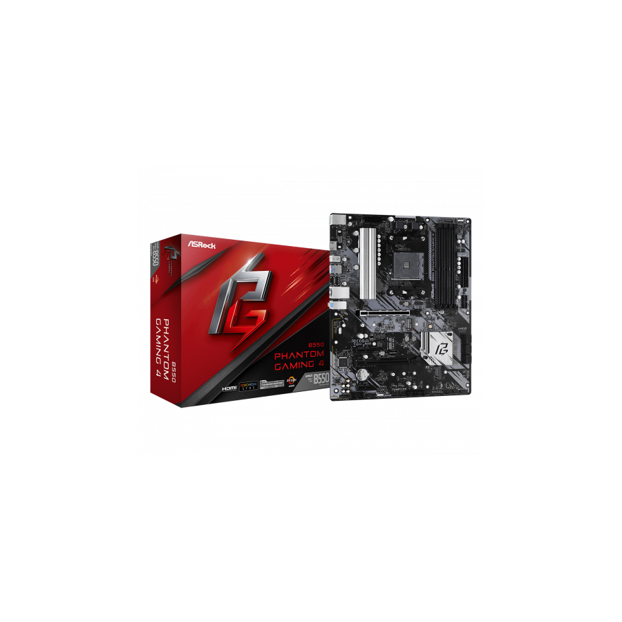 25310-Asrock B550 Phantom Gaming 4 AMD B550 Zocalo AM4 ATX