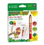25347-ESTUCHE 6 LAPICES BABY-LA GRANJA ALPINO AL002006