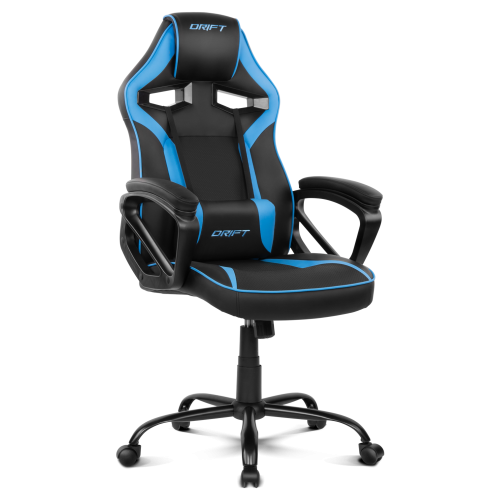25388-DRIFT DR50 Silla para videojuegos de PC Asiento acolchado tapizado Negro, Azul