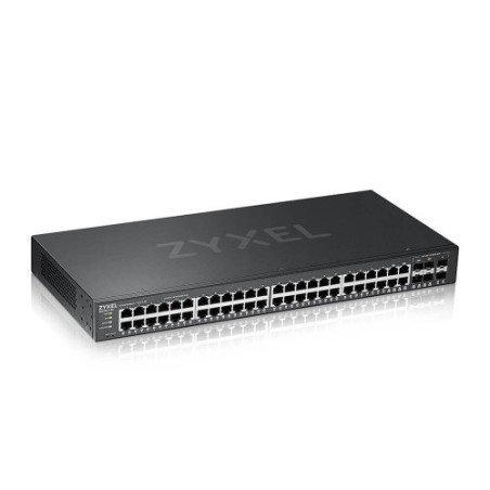 25411-Zyxel GS2220-50-EU0101F switch Gestionado L2 Gigabit Ethernet (10/100/1000) Negro