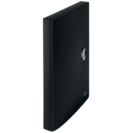 25511-CARPETA POLIPROPILENO DE PROYECTOS 38MM Y CIERRE BROCHE GIRATORIO A4 RECYCLE NEGRO LEITZ 46230095