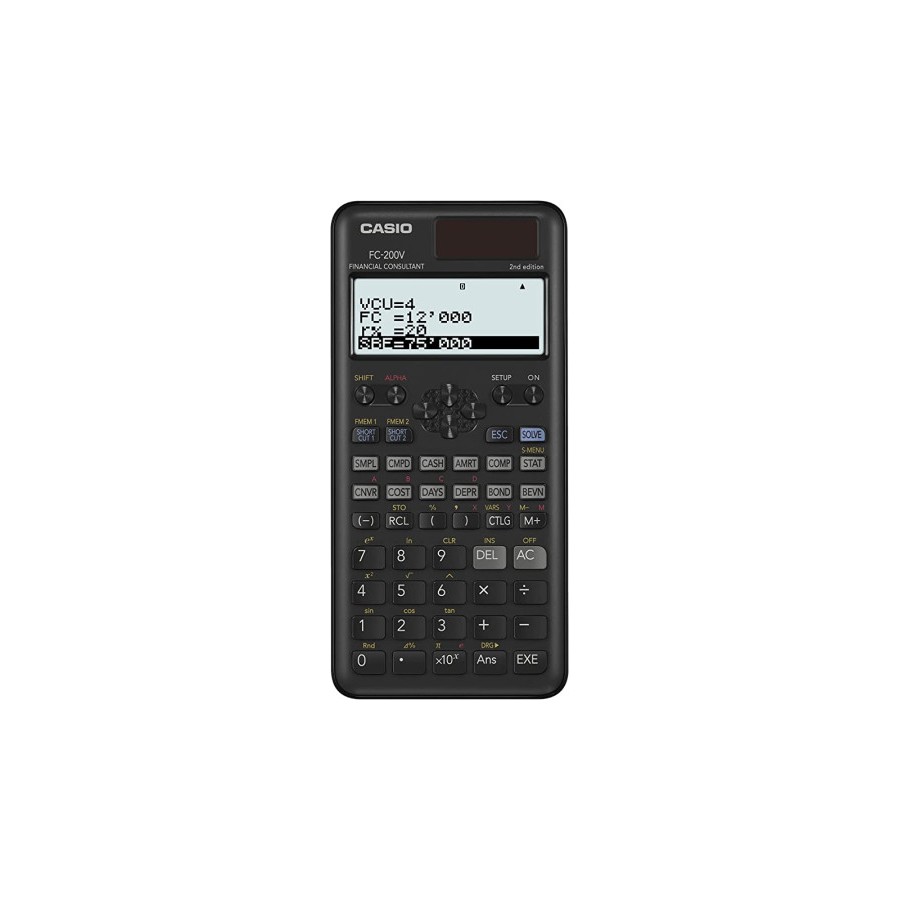 25534-CALCULADORA FINANCIERA CASIO FC-200V-2