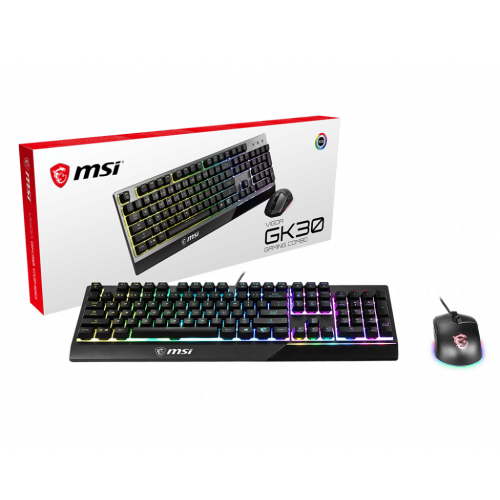 2558-TECLADO + RATON MSI VIGOR GK30 COMBO ES