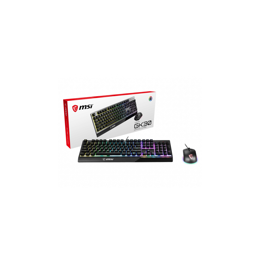 2558-TECLADO + RATON MSI VIGOR GK30 COMBO ES
