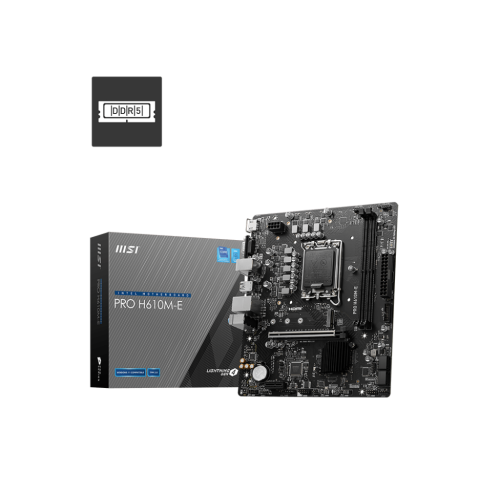 25617-MSI PRO H610M-E Intel H610 LGA 1700 micro ATX