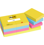25665-PACK 12 BLOCS 100 HOJAS NOTAS ADHESIVAS 38X51MM COLECCION ENERGETIC EN CAJA CARTON 653 TFEN POST-IT 7100290179