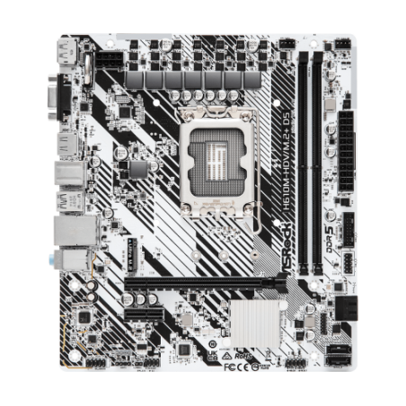 25698-Asrock H610M-HDV/M.2+ D5 Intel H610 LGA 1700 micro ATX