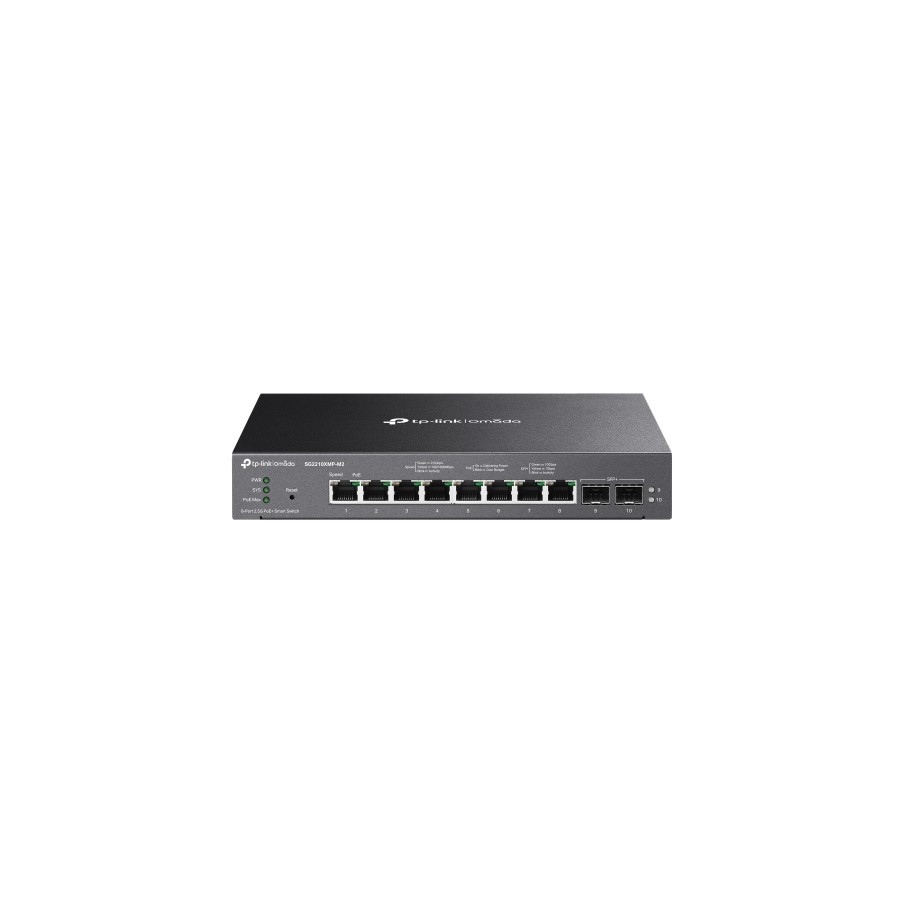 25754-TP-Link Omada SG2210XMP-M2 switch Gestionado L2/L2+ 2.5G Ethernet (100/1000/2500) Energia sobre Ethernet (PoE) Neg