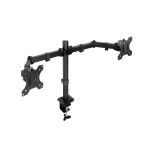 25769-TooQ Soporte de Mesa para 2 Pantallas 17"-27", Negro
