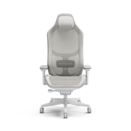 25780-Fractal Design FD-CH-RE1M-02 silla para videojuegos Silla para videojuegos de PC Asiento acolchado Blanco