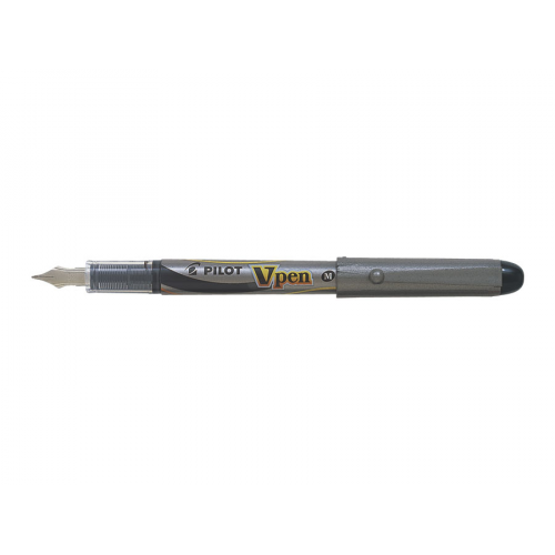 258-PLUMA DESECHABLE VPEN SILVER NEGRO PILOT SVP-4M-B
