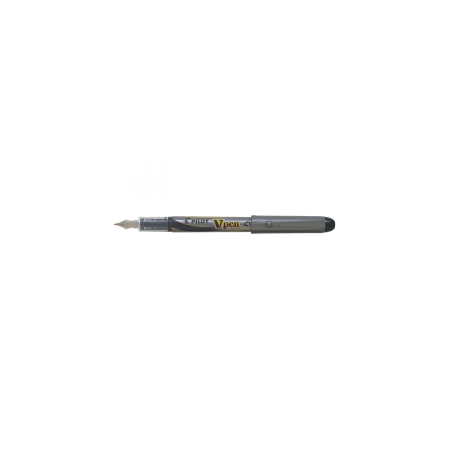 258-PLUMA DESECHABLE VPEN SILVER NEGRO PILOT SVP-4M-B