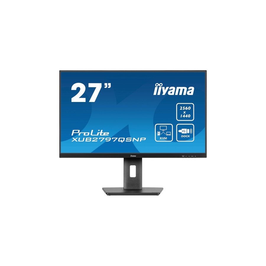 25812-MONITOR IIYAMA PROLITE XUB2797QSNP 27" QHD 1440P  - IPS, 100HZ, 1MS, SPEAKERS, DP