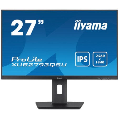 25914-IIYAMA PANTALLA 27" IPS WQHD CON SOPORTE AJUSTABLE EN ALTURA Y FRECUENCIA DE ACTUALIZACION DE 100HZ