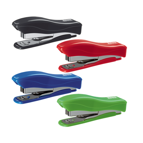 25962-GRAPADORA PETRUS LILIPUT 200 RECYCLE + 1 CAJA GRAPAS 23/6 - 200 COLORES SURTIDOS (ROJO, AZUL, VERDE, NEGRO) PETRUS