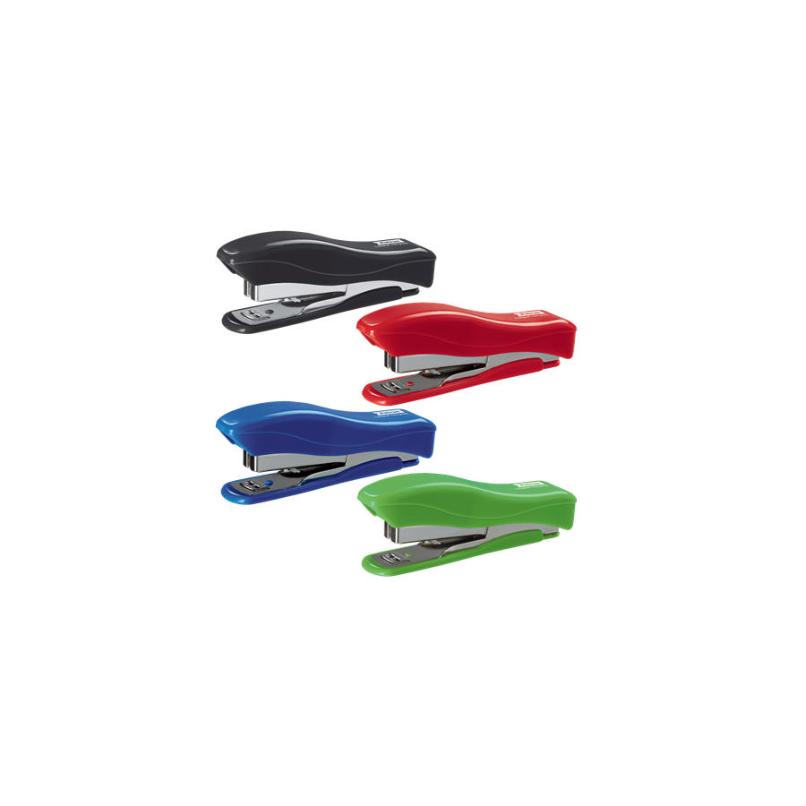 25962-GRAPADORA PETRUS LILIPUT 200 RECYCLE + 1 CAJA GRAPAS 23/6 - 200 COLORES SURTIDOS (ROJO, AZUL, VERDE, NEGRO) PETRUS