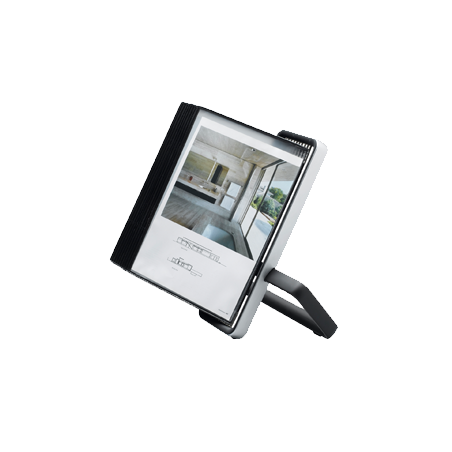 CLASIFICADOR DE MESA VEO CON 10 FUNDAS PP A4 NEGRO TARIFOLD 744107