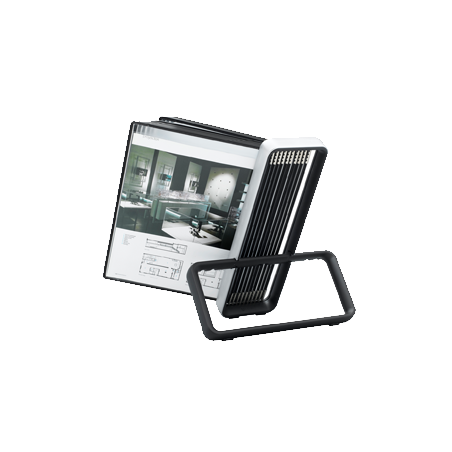 CLASIFICADOR DE MESA VEO CON 10 FUNDAS PP A4 NEGRO TARIFOLD 744107