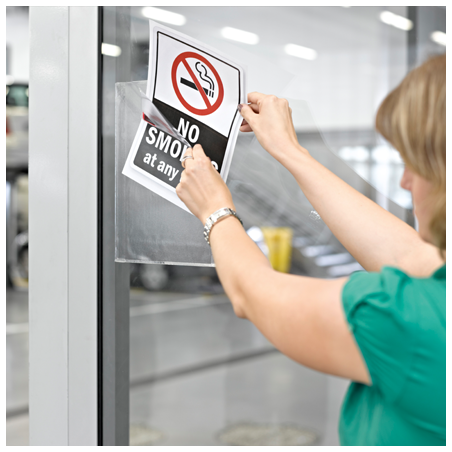 2606-PACK DE 5 FUNDA ADHESIVA REPOSCIONABLE KANG EASY CLIC A4 VERTICAL/HORIZONTAL TARIFOLD 194770