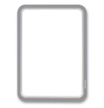 2607-PACK DE 2 MARCO ADHESIVO MAGNETO A4 CON CIERRE MAGNETICO PLATA TARIFOLD 194950