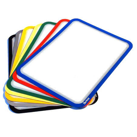 2608-PACK DE 2 MARCO ADHESIVO MAGNETO A4 CON CIERRE MAGNETICO PLATA TARIFOLD 194950